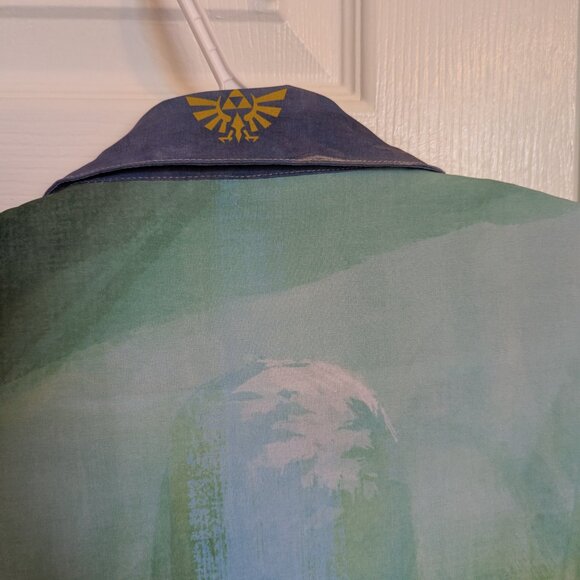 Legend of Zelda Blackmilk Multicolor Graphic Button Down Shirt - Picture 9 of 9